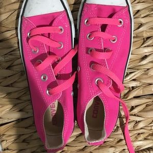 Hot pink converse